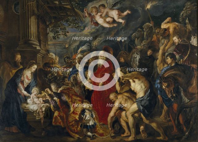 The Adoration of the Magi, 1610-1620s. Artist: Rubens, Pieter Paul (1577-1640)