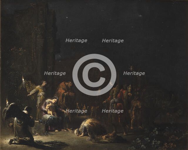 The Adoration of the Magi, 1611-1674. Creator: Leonard Bramer.