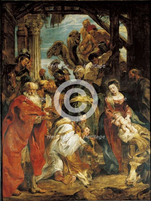 The Adoration of the Magi, 1624. Artist: Rubens, Pieter Paul (1577-1640)