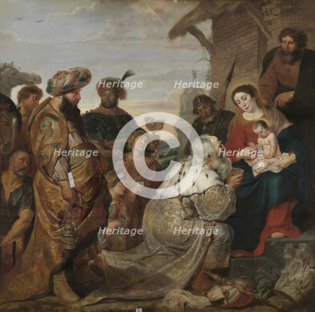 The Adoration of the Magi, 1620. Creator: Cornelis de Vos.