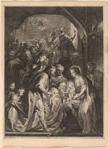 The Adoration of the Magi, 1620. Creator: Lucas Vorsterman