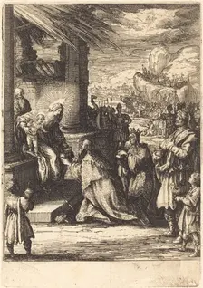 The Adoration of the Magi, 1623/1628. Creator: Jacques Callot