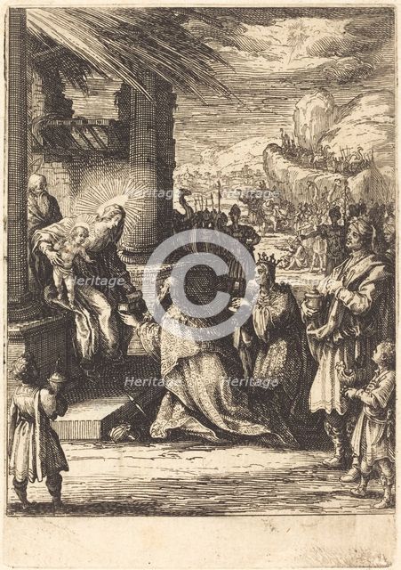 The Adoration of the Magi, 1623/1628. Creator: Jacques Callot.