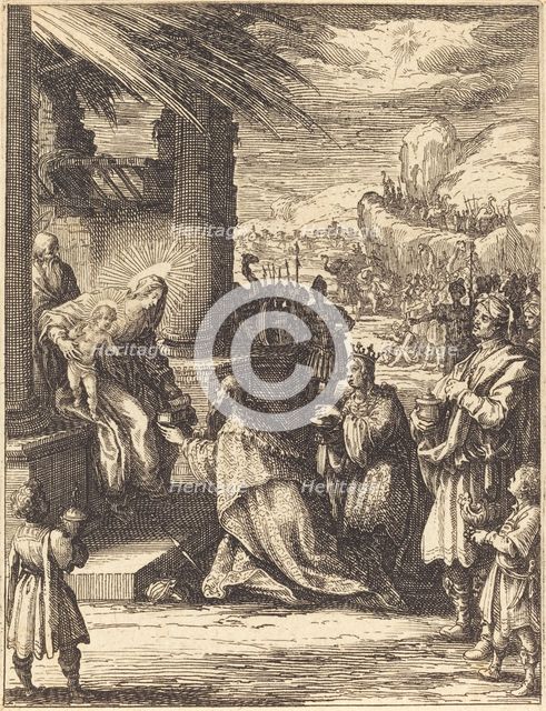 The Adoration of the Magi, 1623/1628. Creator: Jacques Callot.
