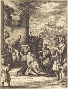 The Adoration of the Magi, 1623/1628. Creator: Jacques Callot