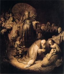 The Adoration of the Magi 1632. Artist: Rembrandt Harmensz van Rijn