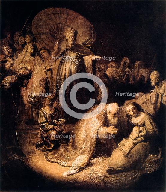 'The Adoration of the Magi', 1632. Artist: Rembrandt Harmensz van Rijn    