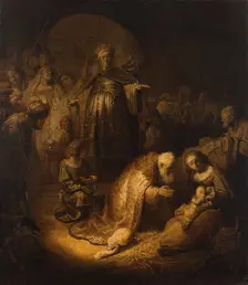 The Adoration of the Magi, 1632. Creator: Rembrandt Harmensz van Rijn