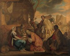 The adoration of the Magi, 1646. Creator: Joris van Schooten