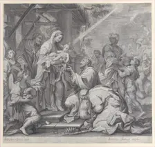The Adoration of the Magi, 1714-24. Creator: Benoit Farjat