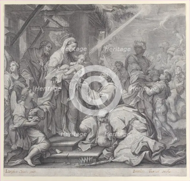 The Adoration of the Magi, 1714-24. Creator: Benoit Farjat.