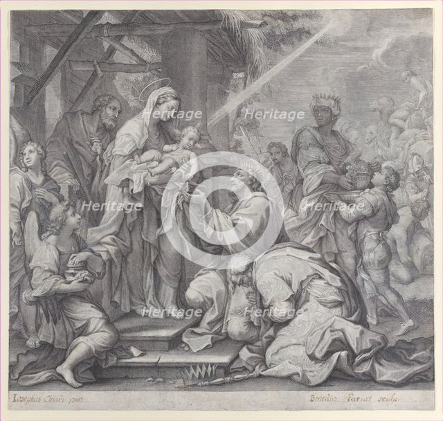 The Adoration of the Magi, 1714-24. Creator: Benoit Farjat.