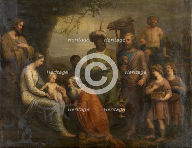 The Adoration of the Magi, 1788. Creator: Andries Lens.