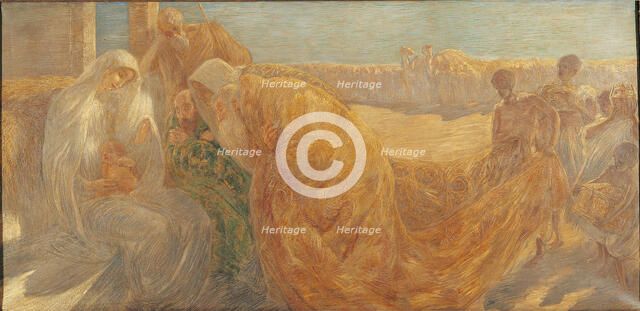 The Adoration of the Magi, 1896. Creator: Previati, Gaetano (1852-1920).