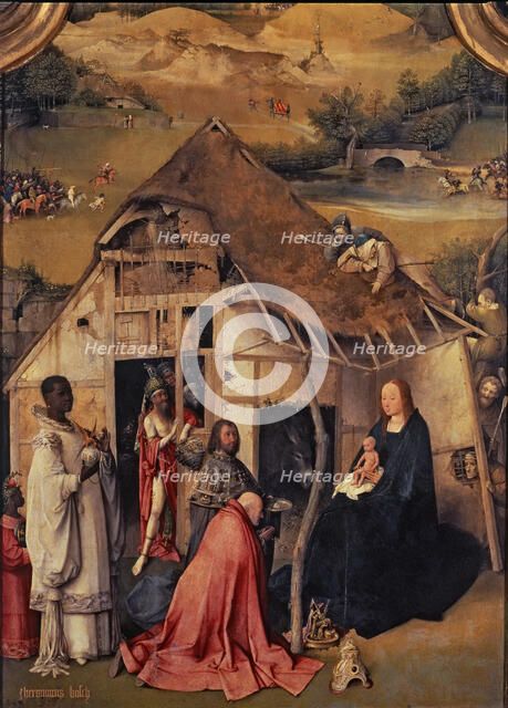  'The Adoration of the Magi' work by Hieronymus Bosch.