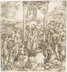 The Adoration of the Magi, about 1530. Creator: Cristofano di Michele Martini