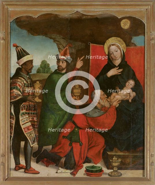 The Adoration of the Magi. Artist: Comontes, Francisco de (active 1524-1565)