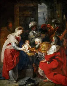 The Adoration of the Magi. Artist: Rubens, Pieter Paul (1577-1640)