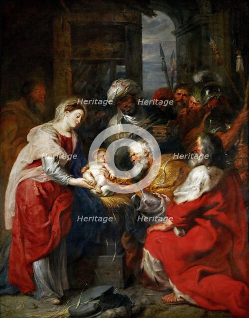 The Adoration of the Magi. Artist: Rubens, Pieter Paul (1577-1640)