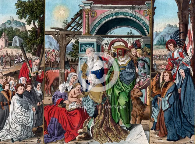 The Adoration of the Magi. Artist: Unknown