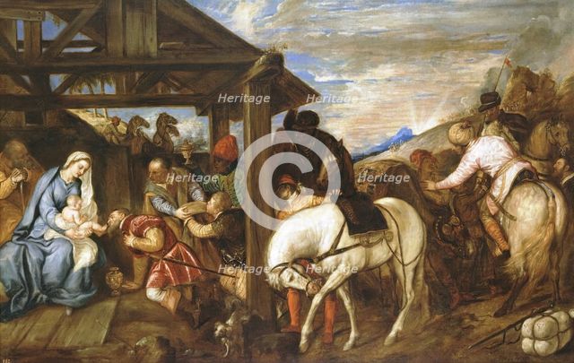 The Adoration of the Magi, between c1503 and c1560. Creator: Titian.