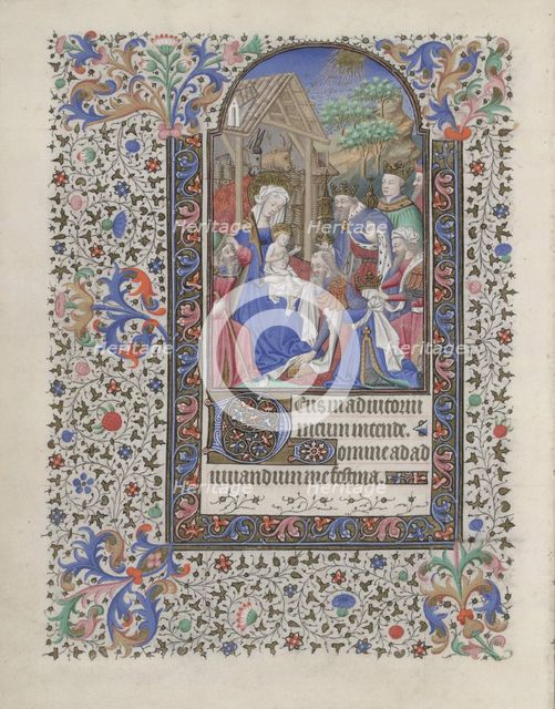 The Adoration of the Magi (Book of Hours), 1440-1460. Artist: Bedford Master (active 1405-1465)
