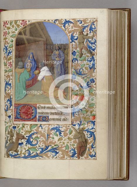 The Adoration of the Magi (Book of Hours), 1450-1499. Artist: Fouquet, Jean (workshop)  