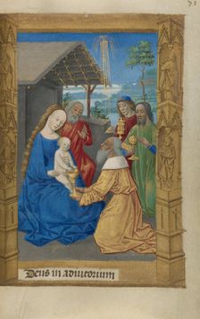 The Adoration of the Magi; Book of Hours, 1478. Creator: Master of Guillaume Lambert