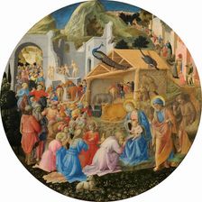 The Adoration of the Magi, c. 1440/1460. Creators: Filippo Lippi, Fra Angelico