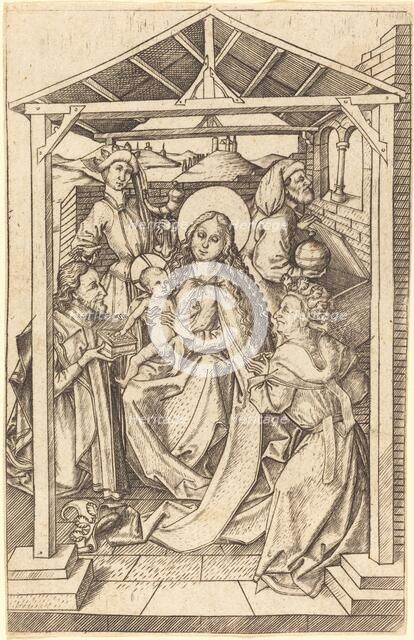 The Adoration of the Magi, c. 1460/1465. Creator: Master ES.