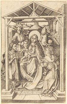 The Adoration of the Magi, c. 1460/1465. Creator: Master ES