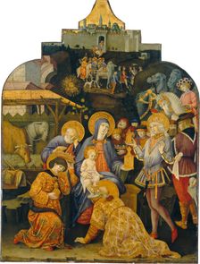 The Adoration of the Magi, c. 1470/1475. Creator: Benvenuto di Giovanni