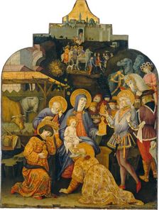 The Adoration of the Magi, c. 1470/1475. Creator: Benvenuto di Giovanni