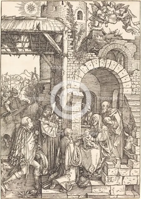 The Adoration of the Magi, c. 1501/1503. Creator: Albrecht Durer.
