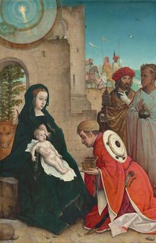 The Adoration of the Magi, c. 1508/1519. Creator: Juan de Flandes, the Elder