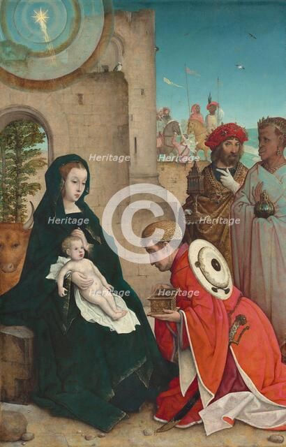 The Adoration of the Magi, c. 1508/1519. Creator: Juan de Flandes, the Elder.