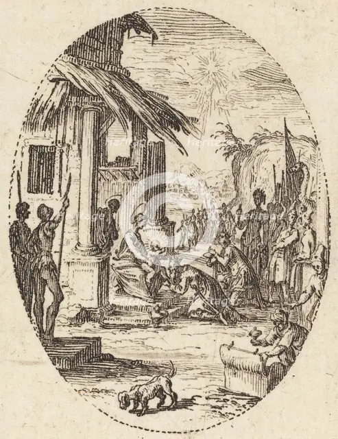 The Adoration of the Magi, c. 1631. Creator: Jacques Callot.