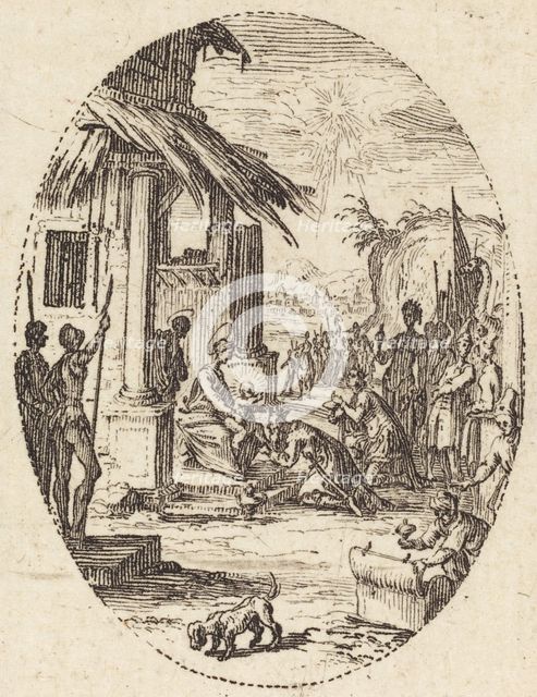 The Adoration of the Magi, c. 1631. Creator: Jacques Callot.
