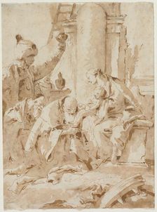 The Adoration of the Magi, c. 1740. Creator: Giovanni Battista Tiepolo (Italian, 1696-1770)
