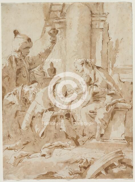 The Adoration of the Magi, c. 1740. Creator: Giovanni Battista Tiepolo (Italian, 1696-1770).