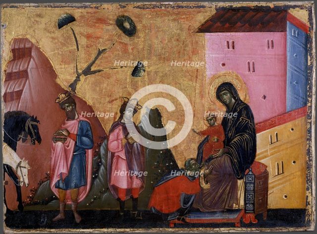 The Adoration of the Magi, c. 1280. Artist: Guido da Siena (active between 1260 and 1290)