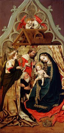 The Adoration of the Magi c1440. Creator: Master of the Lichtenstein Castle (Mid 15th century)