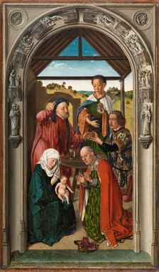 The Adoration of the Magi, c1445. Creators: Dieric Bouts, Workshop of Dieric Bouts