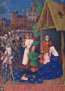The Adoration of the Magi c1455, (1939). Artist: Jean Fouquet
