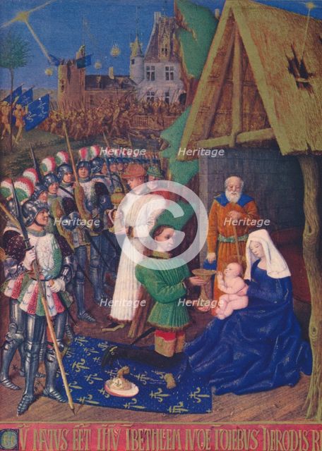 'The Adoration of the Magi', c1455, (1939). Artist: Jean Fouquet.