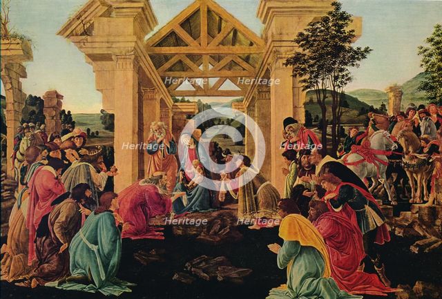 'The Adoration of the Magi', c1475-1476. Artist: Sandro Botticelli.