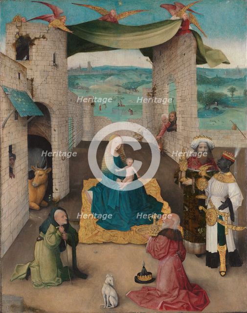The Adoration of the Magi, c1475. Creator: Bosch; Hieronymus (c. 1450-1516).