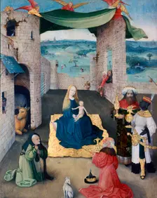 The Adoration of the Magi c1490. Artist: Hieronymus Bosch