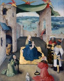 The Adoration of the Magi c1490. Artist: Hieronymus Bosch