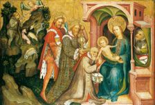 The Adoration of the Magi, c1400. Creator: Master of the Middle Rhine